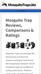 Mobile Screenshot of mosquitotraps.biz