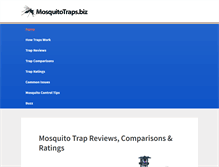 Tablet Screenshot of mosquitotraps.biz