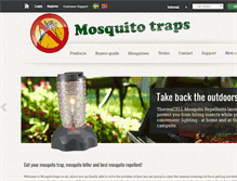 Tablet Screenshot of mosquitotraps.co.uk